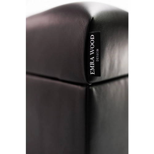 Kufer Pikowany CHESTERFIELD Eko-Skóra Czarna / Model  Q-1 Rozmiary od 50 cm do 200 cm
